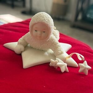 Department 56 Snowbabies Adorable Cream Star Baby